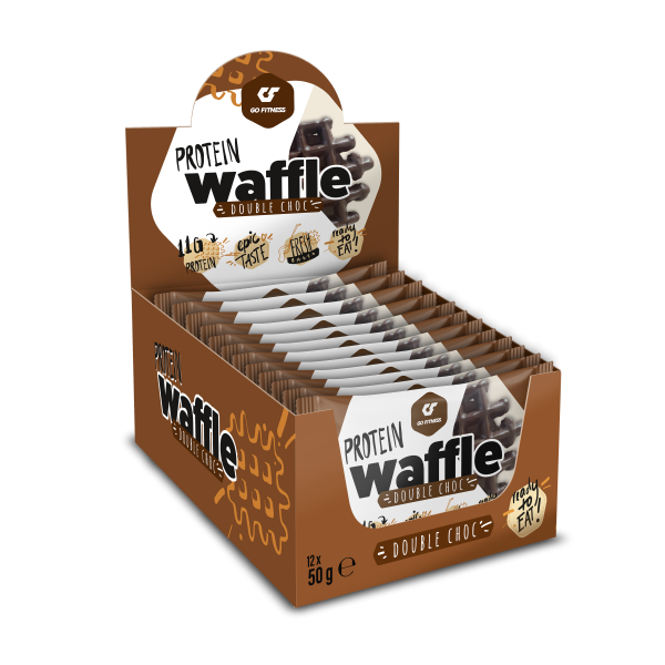 Protein Waffel Box (12x50g), GoFitness