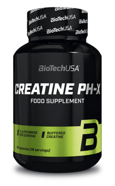 Creatine pH-X (90 Caps), BiotechUSA