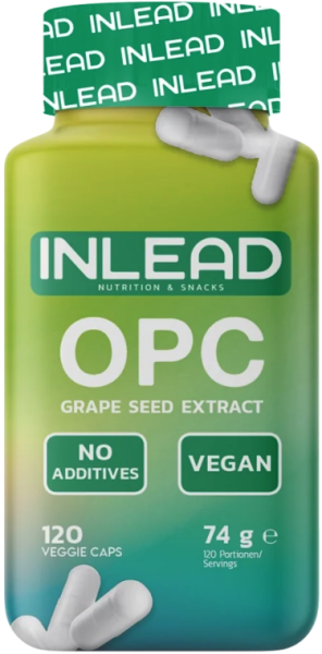 OPC Grape Seed Extract (120 Caps), Inlead Nutrition