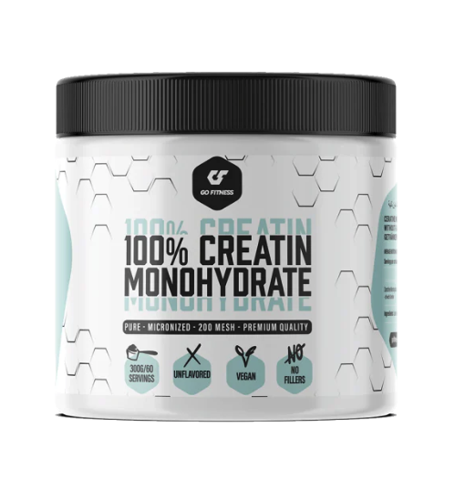 100% Creatine Monohydrate (300g), GoFitness