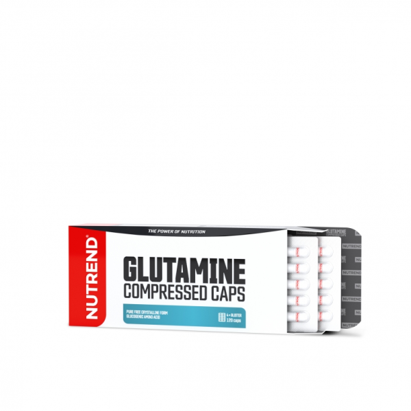 Glutamine Compressed Caps (120 Caps), Nutrend