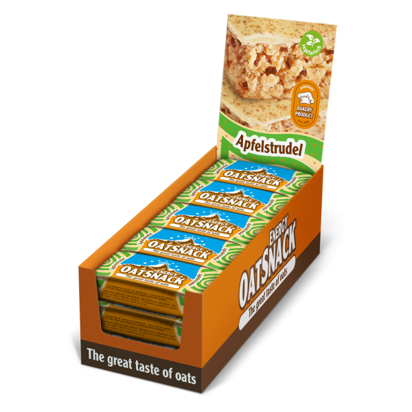 Energy Oatsnack Box (15x65g), Davina Apple Strudel