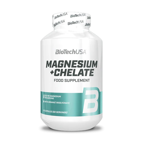 Magnesium Chelate (60 Caps), BiotechUSA