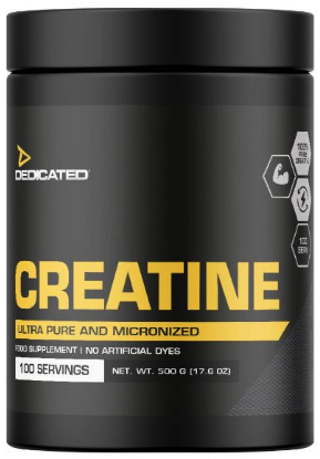 Premium Micronised Creatine (500g), Dedicated Nutrition