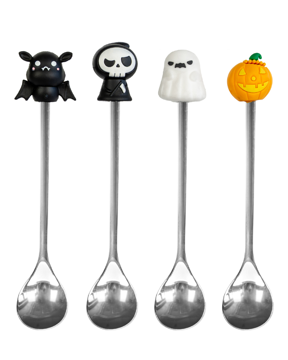 4-tlg. Halloween Löffel Set mit Figurengriff