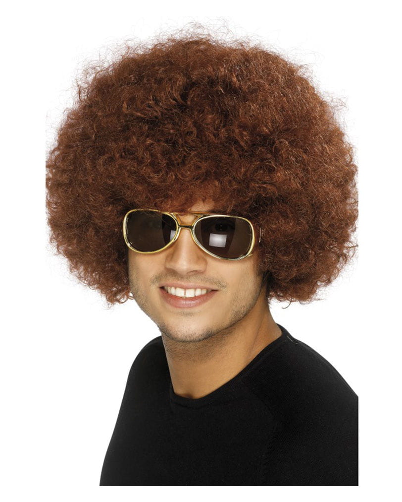Afro Perücke Braun