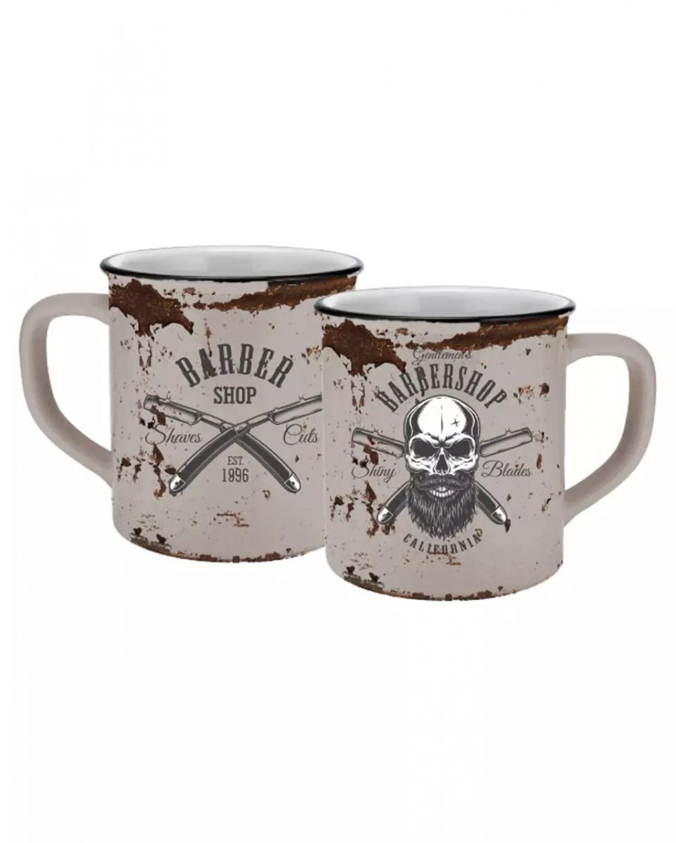 Barber Skull Totenkopf Tasse
