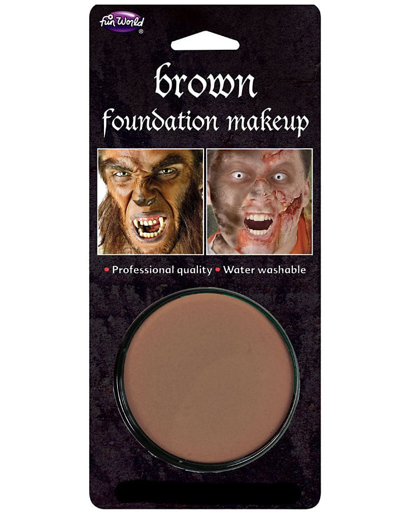 Halloween Basis Make-up braun