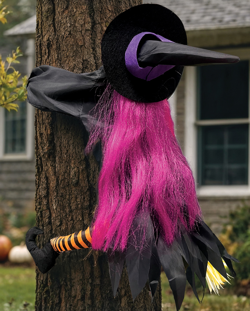 Baum umarmende Hexe Deko