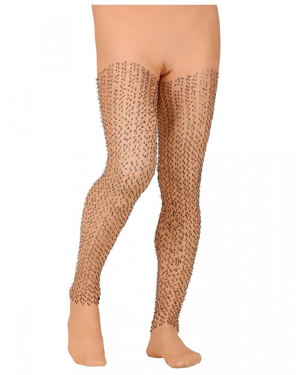 'Behaarte Beine' Scherz-Strumpfhose One Size (ML)
