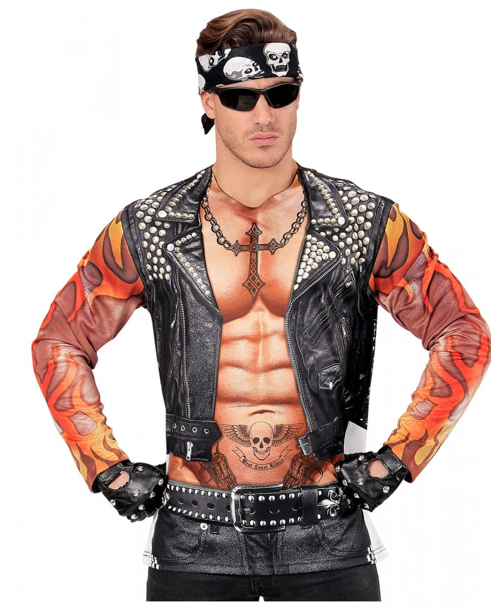 Biker Man Shirt Longsleeve XL