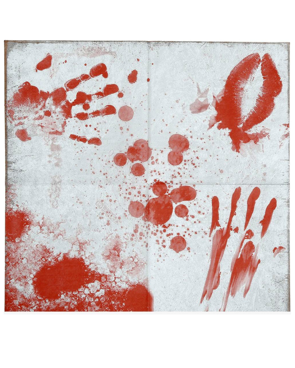 Blutige Party Servietten 20 Stück