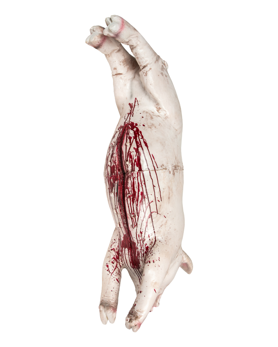 Blutiger, Aufgeschlitzter Schweinekörper 105cm