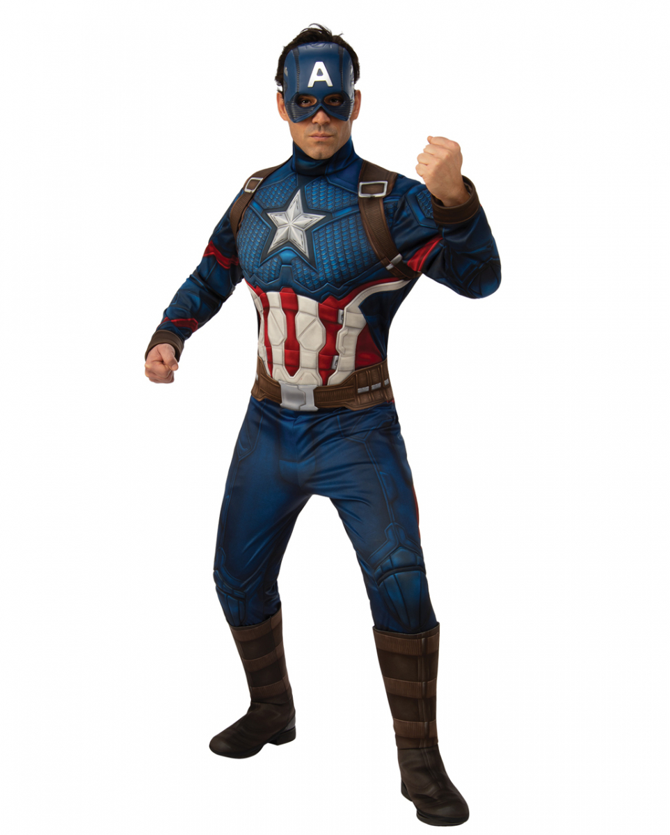 Captain America 3D Muskel Kostüm Standard