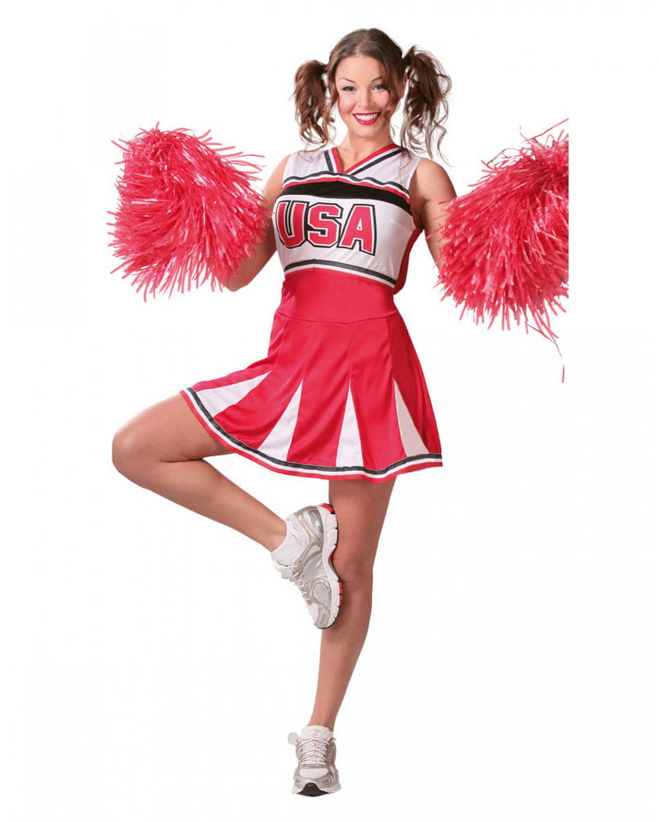 USA Cheerleader Kostüm L