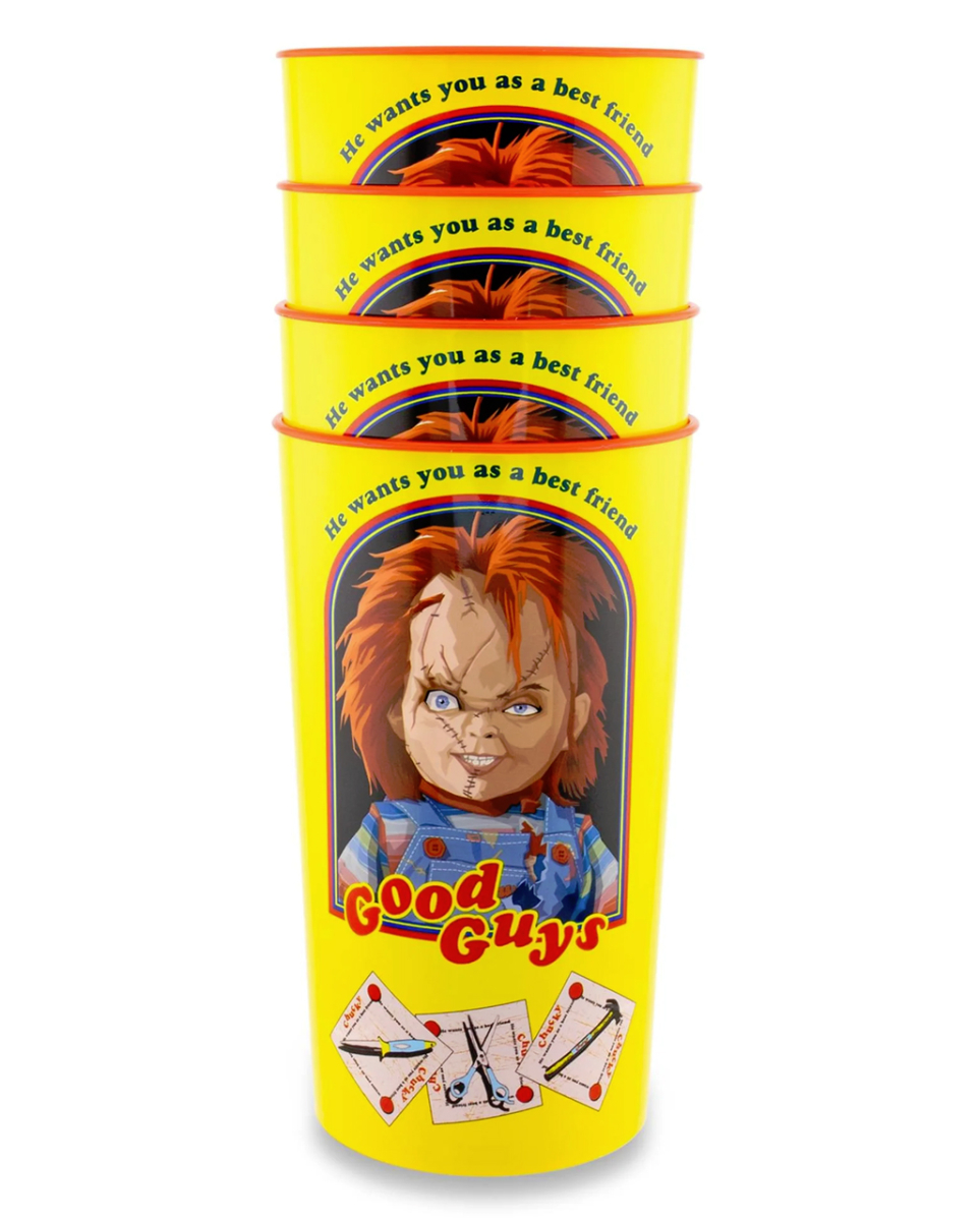 Child's Play Chucky Good Guys Becher 4er Set