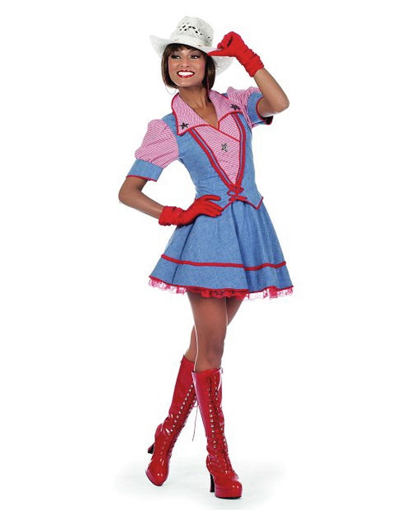 Cowgirl Damenkostüm Plus Size X1 / 42