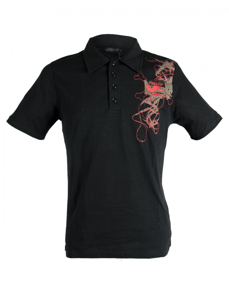 Tape Skull Polo Hemd M