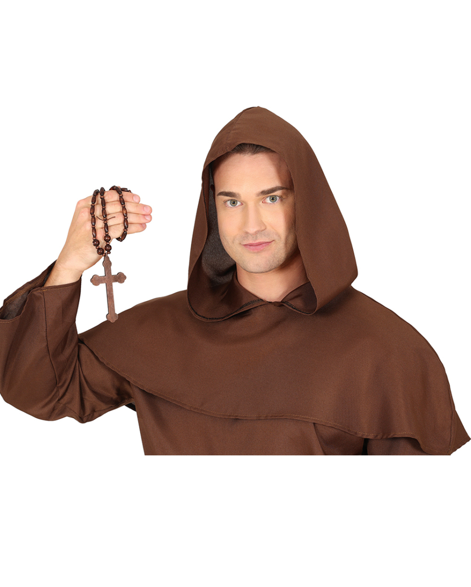 Dunkelbrauner Rosenkranz aus Holz