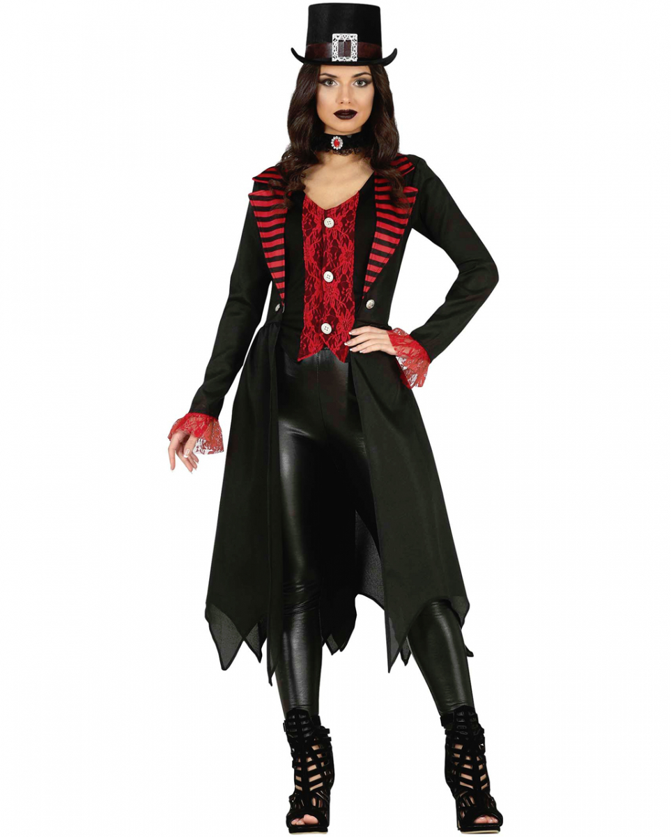 Edles Gothic Vampiress Damen Kostüm M
