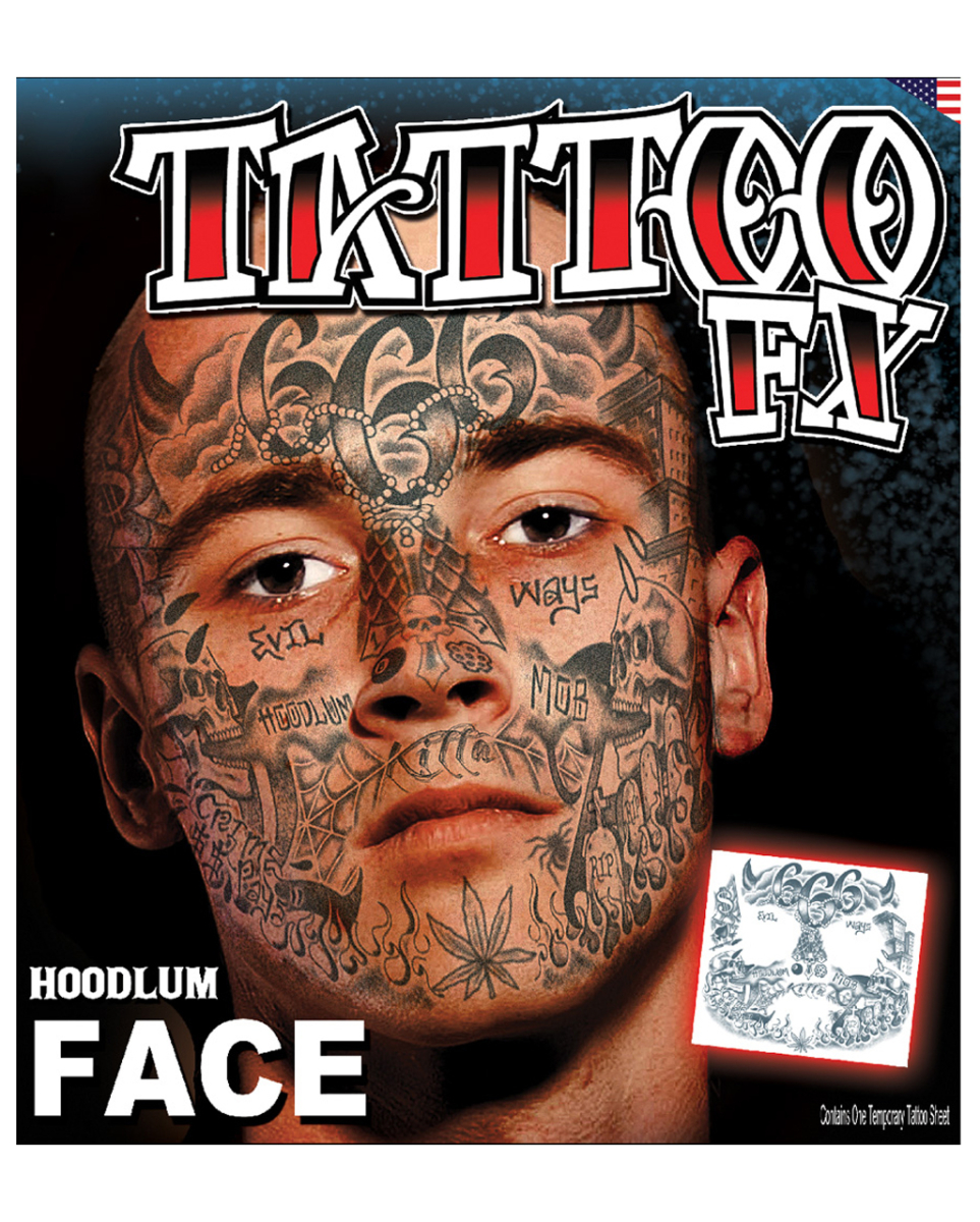 Face Tattoo Gangster