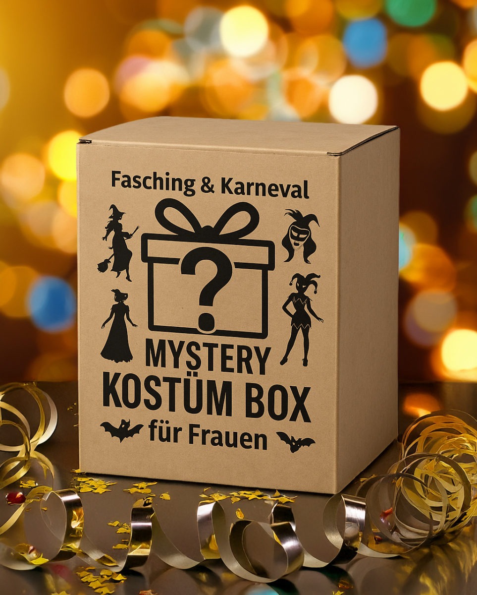 Fasching & Karneval Mystery Kostüm Box für Frauen L