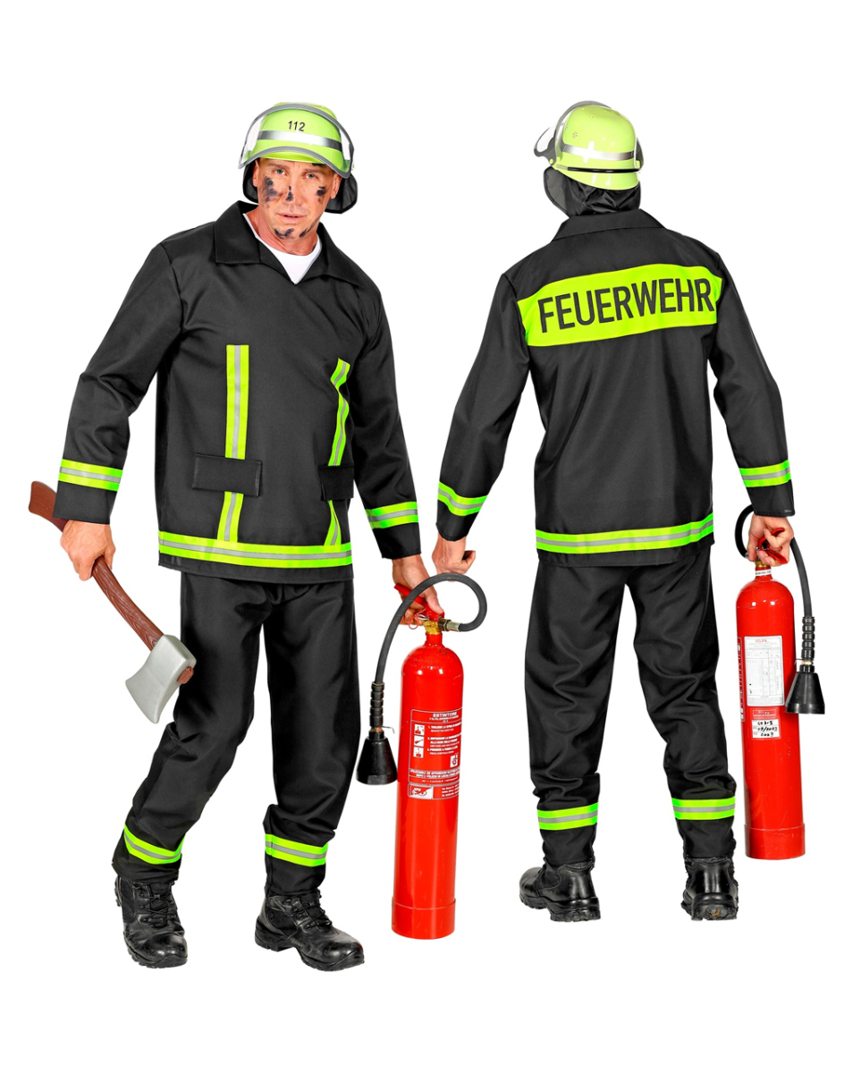 Feuerwehrmann Kostüm S