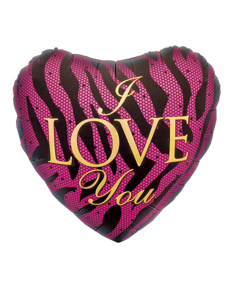 Folienballon Herzform violett