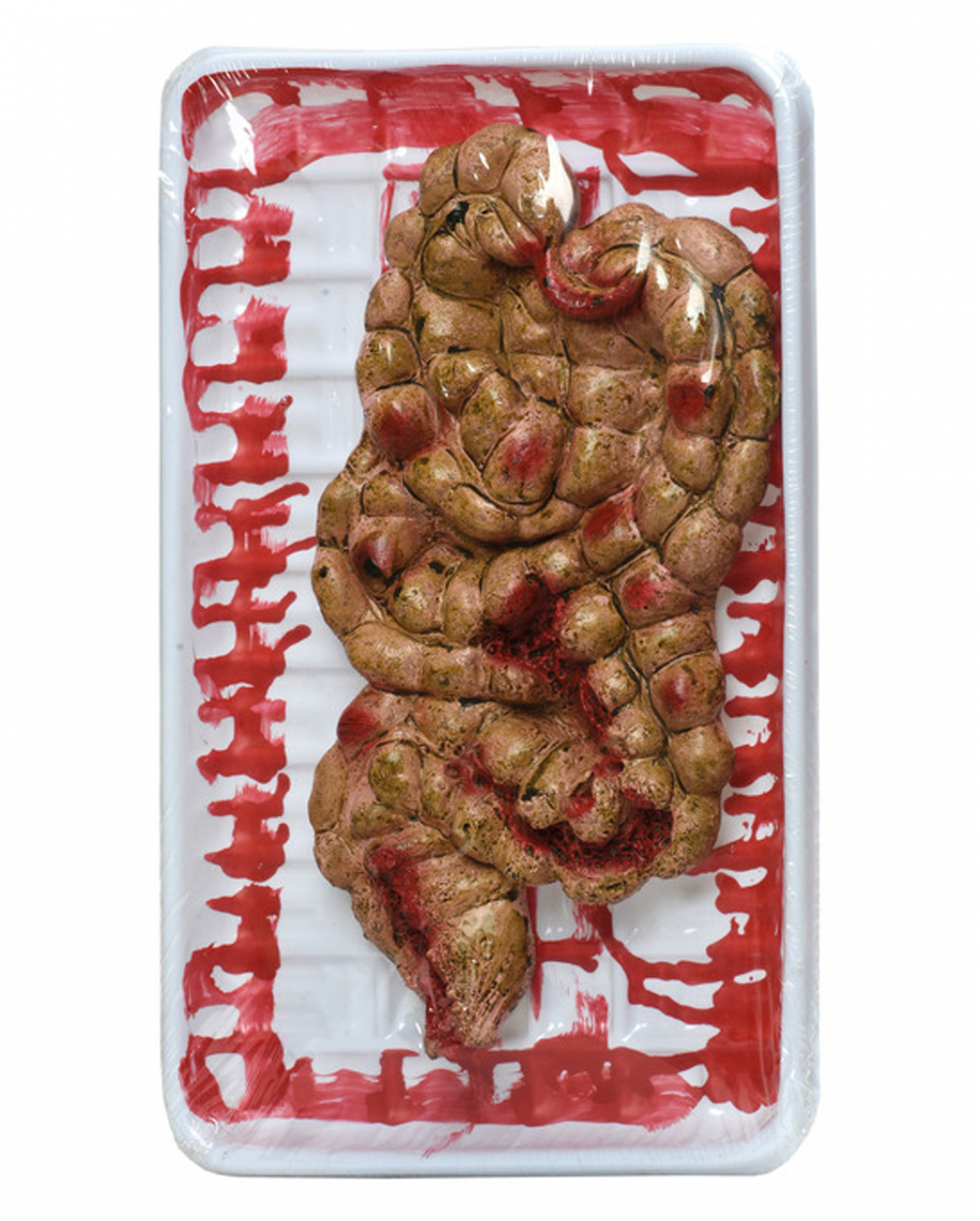 Frischer Darm vom Metzger Deko