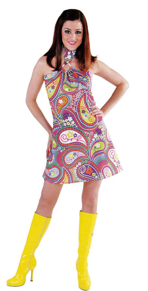 Funky Colors Hippie Kleid L / 40