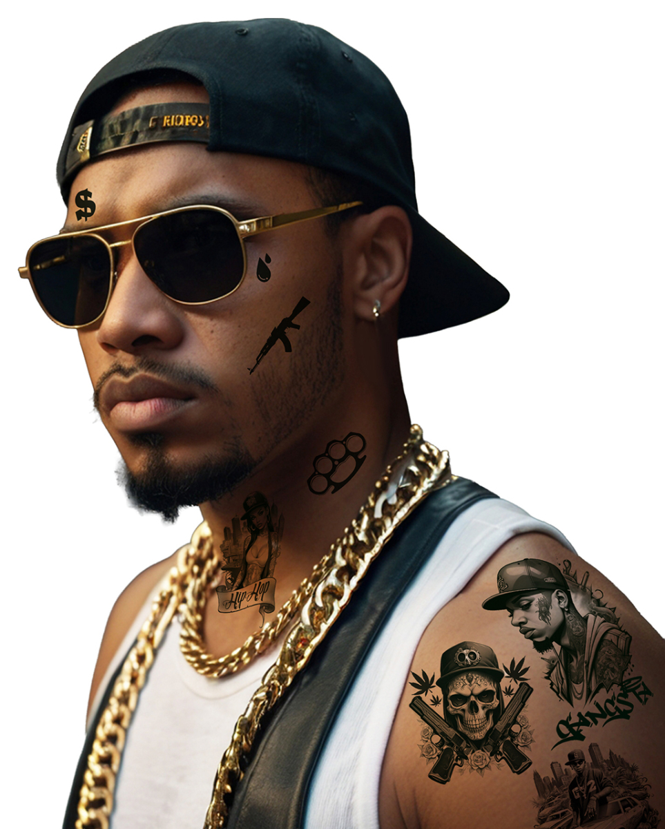 Gang Member Klebetattoo Set