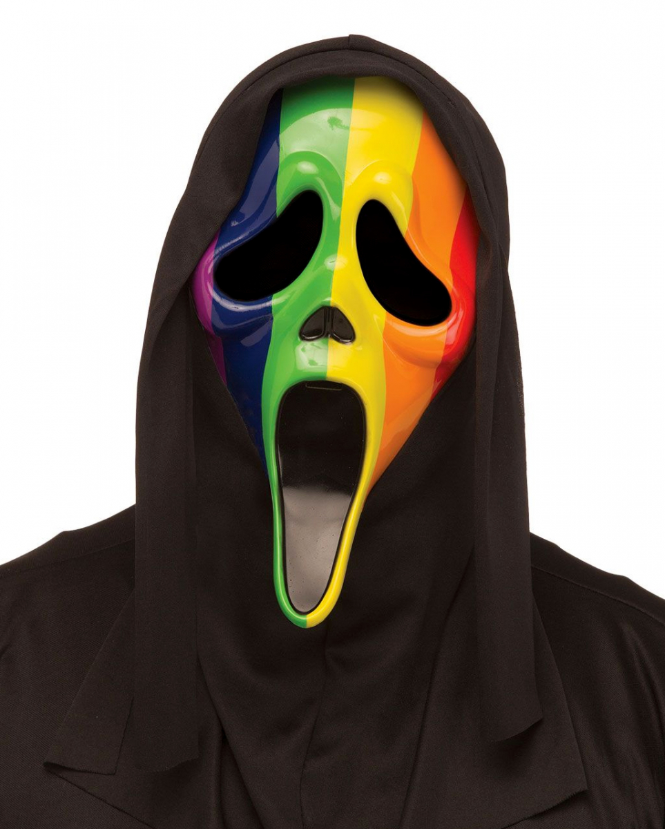Ghost Face Pride Regenbogen Maske