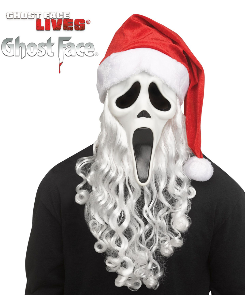 Ghost Face Santa Maske