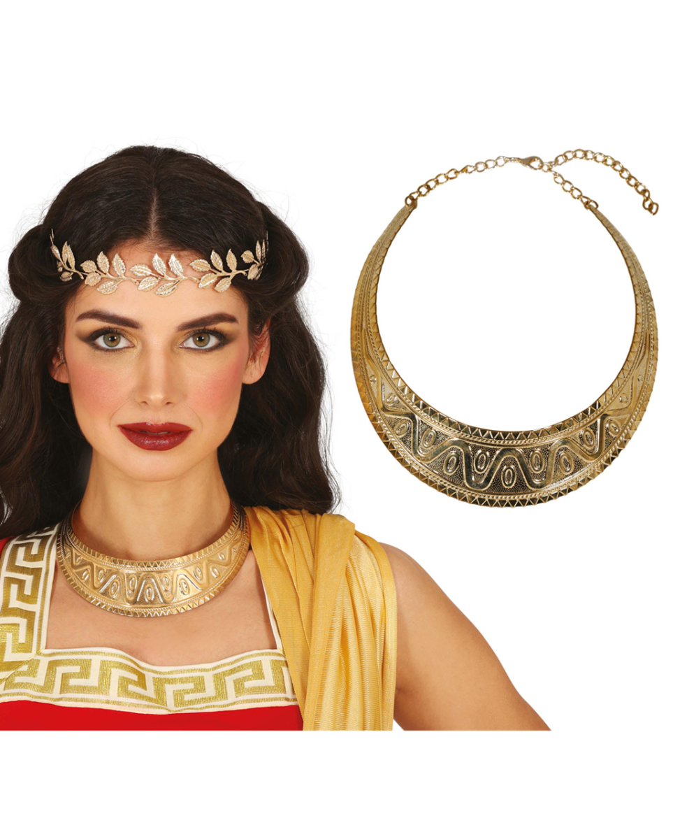 Goldene Römerin Halskette