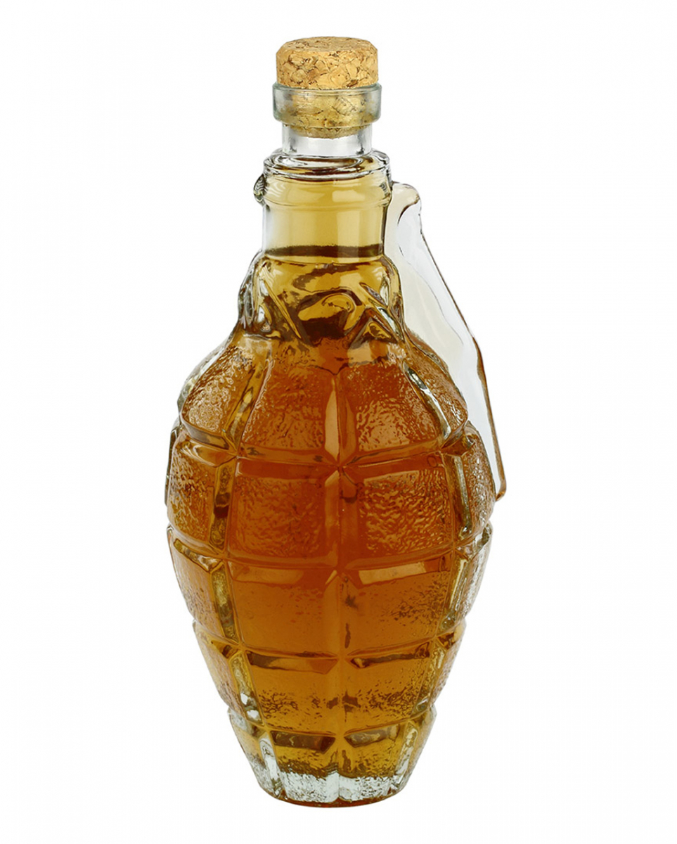 Granate als Glaskaraffe 27cm