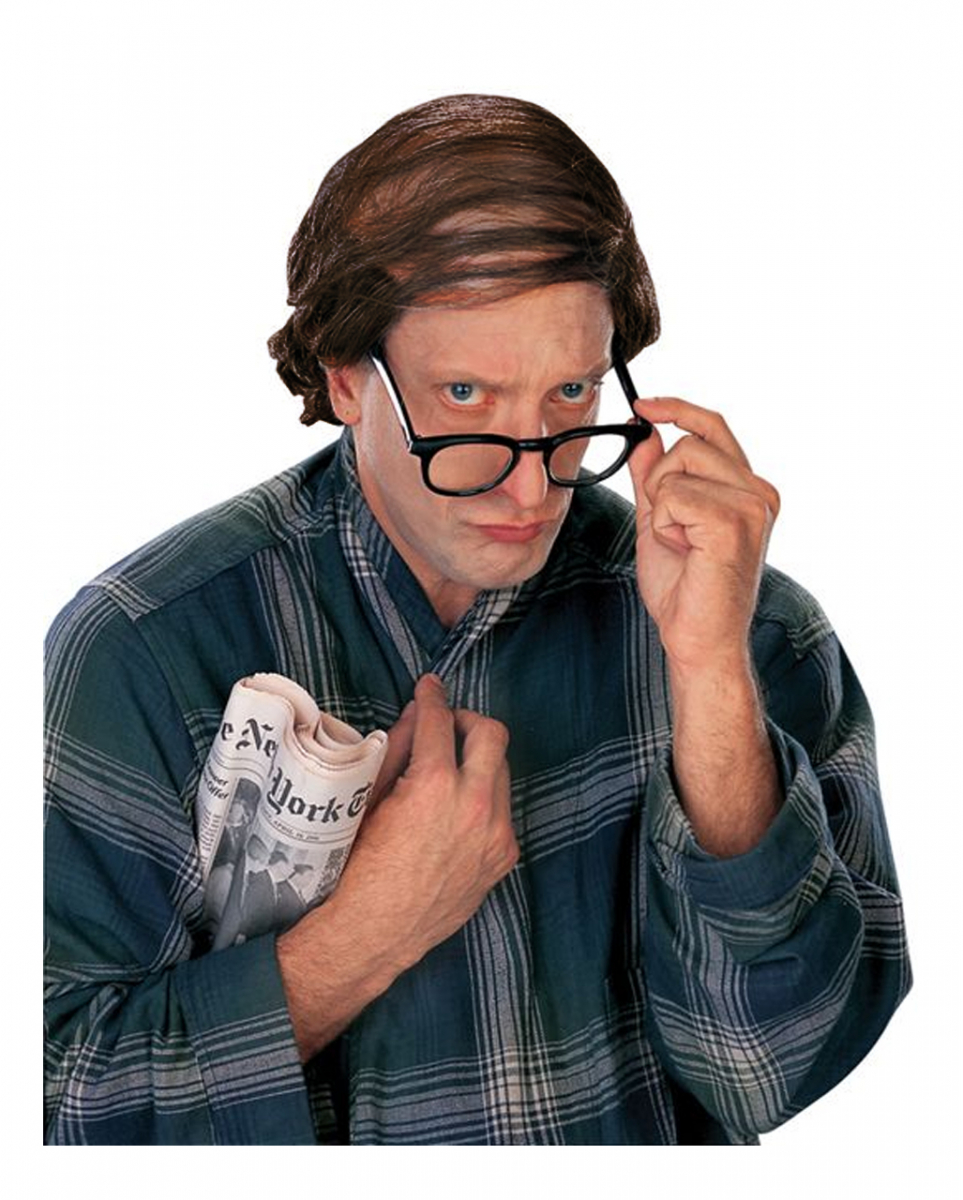 Halbglatze Perücke Braun