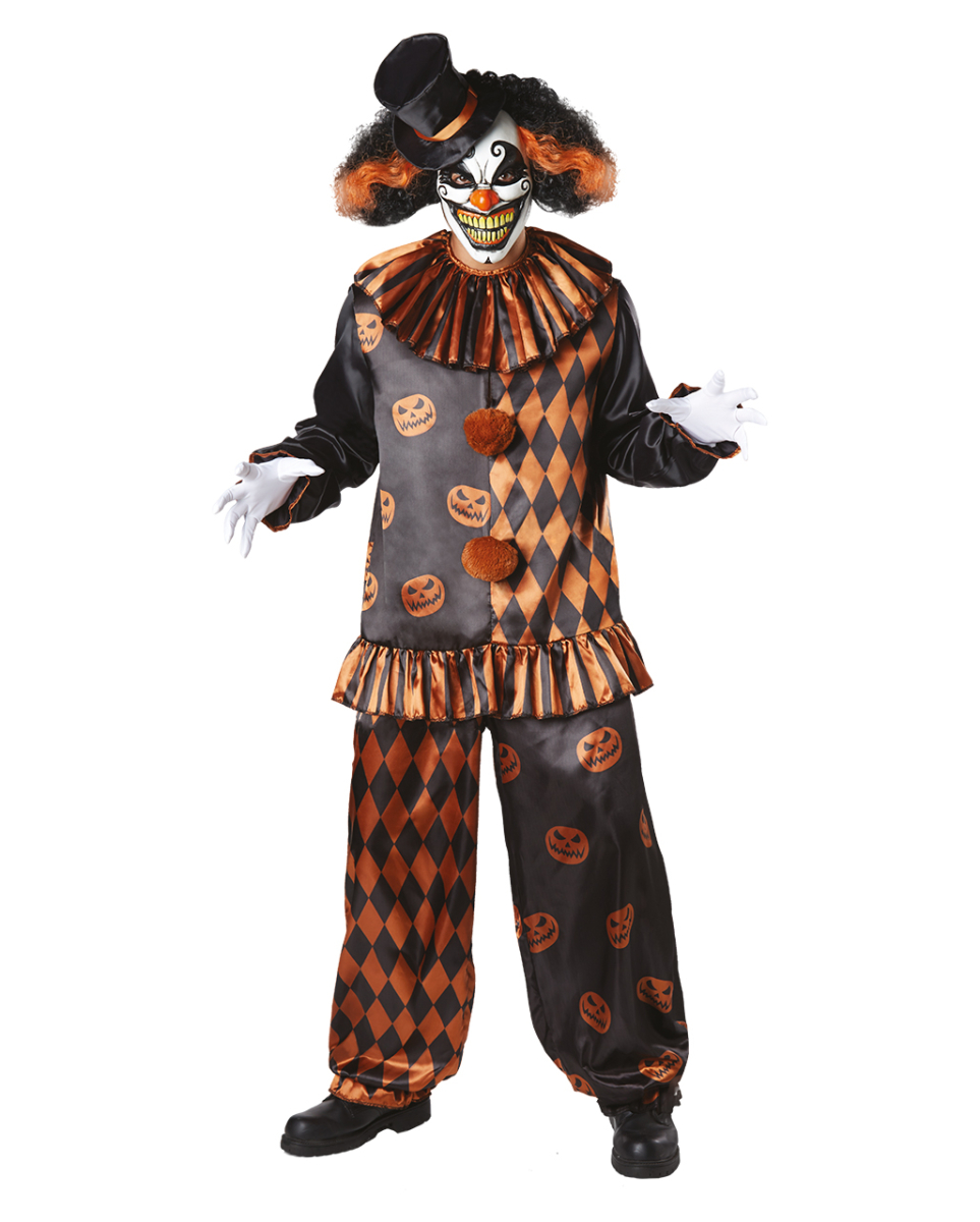 Halloween Horror Clown Kostüm & Maske Onesize / ML