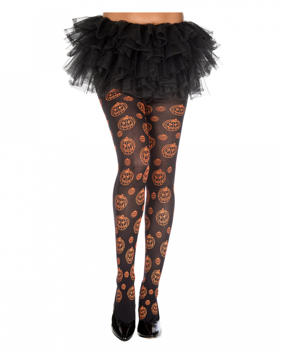 Halloween Kürbis Strumpfhose
