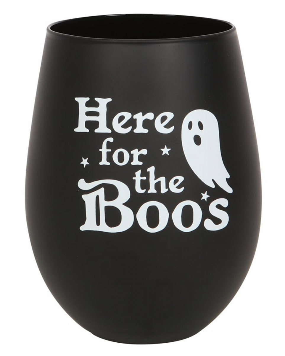 Here for the Boos Halloween Cocktail Glas