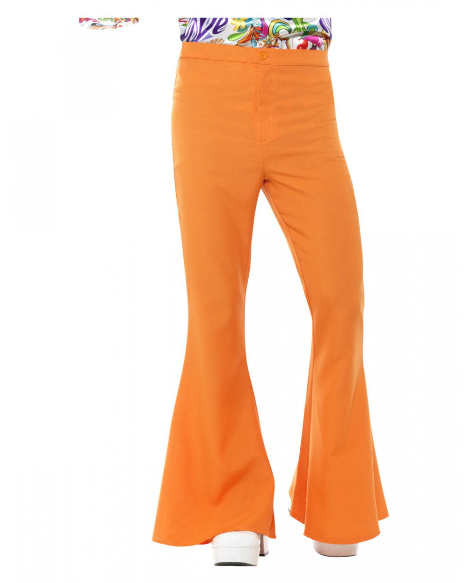 Herren Schlaghose orange M