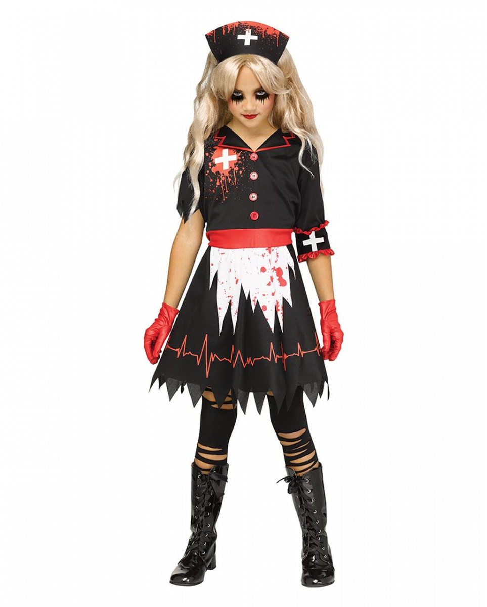 Horror Krankenschwester Kinder Kostüm L