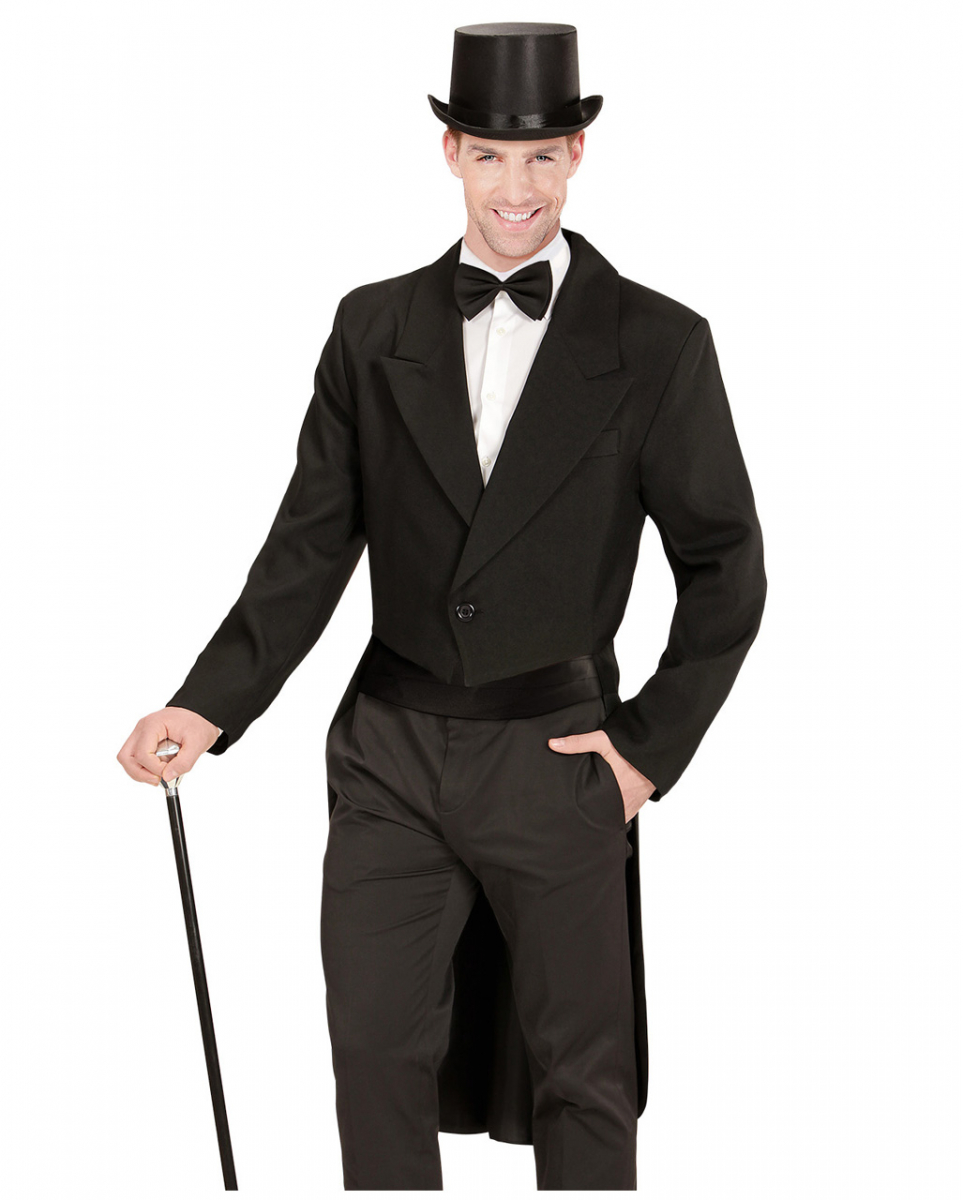 Kavalier Frack Gefüttert - Schwarz L