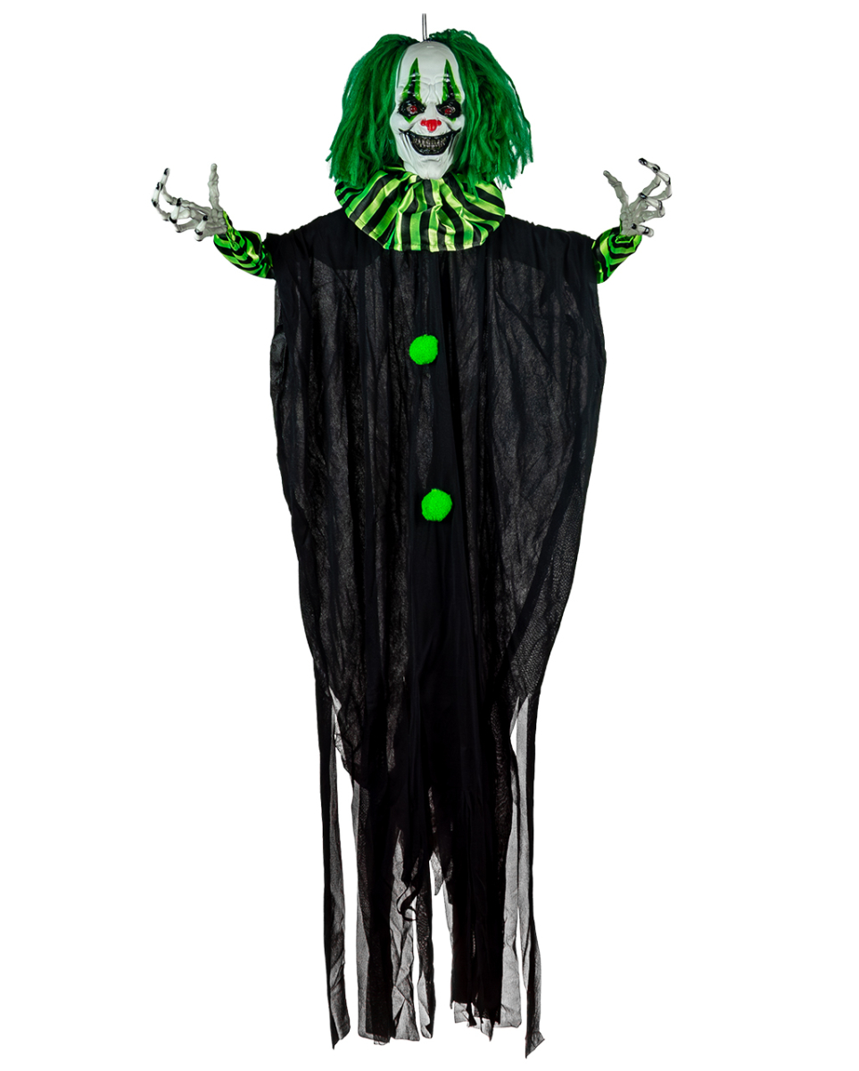 Killer Clown mit Grünen Haaren & LED Augen
