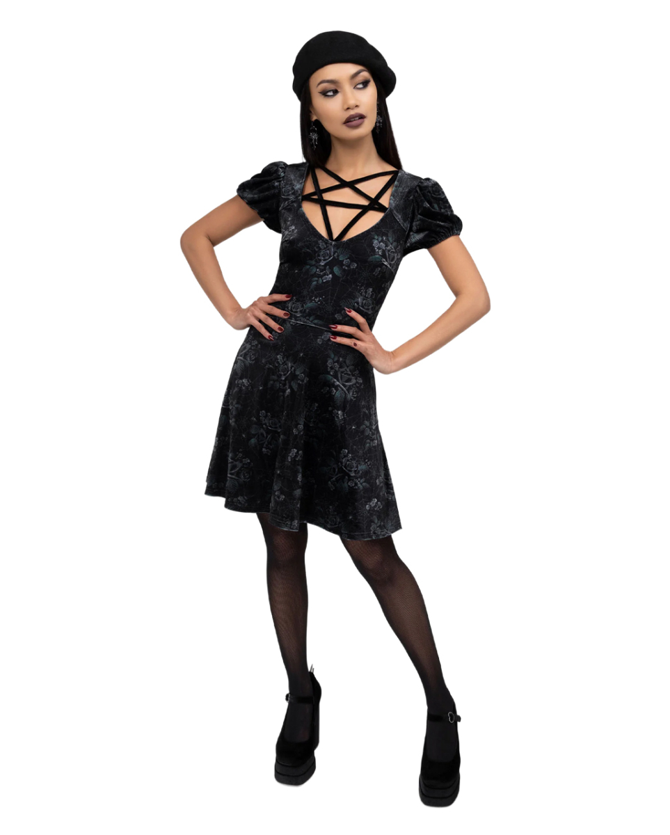 KILLSTAR Moonlit Pentacle Kleid L