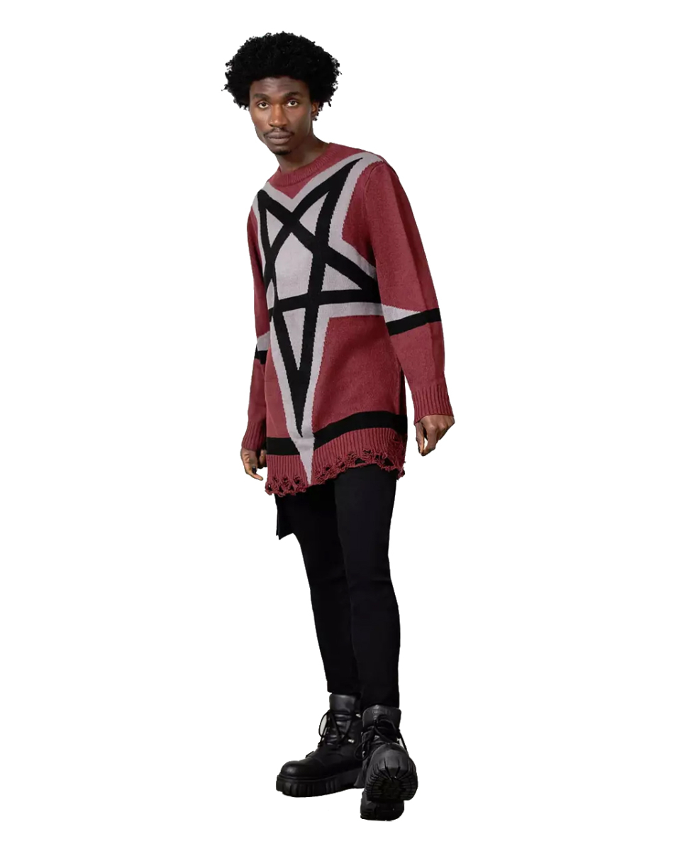 KILLSTAR Star Crux Strick Pullover S