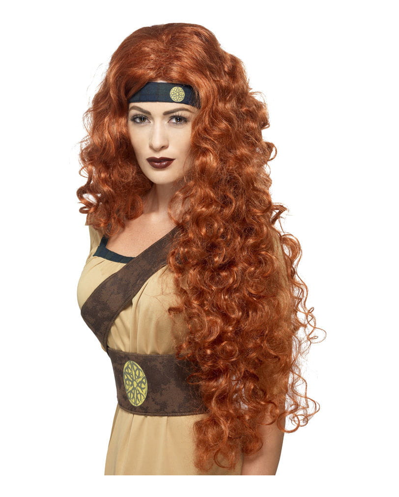 Kriegerinnen Langhaar Perücke