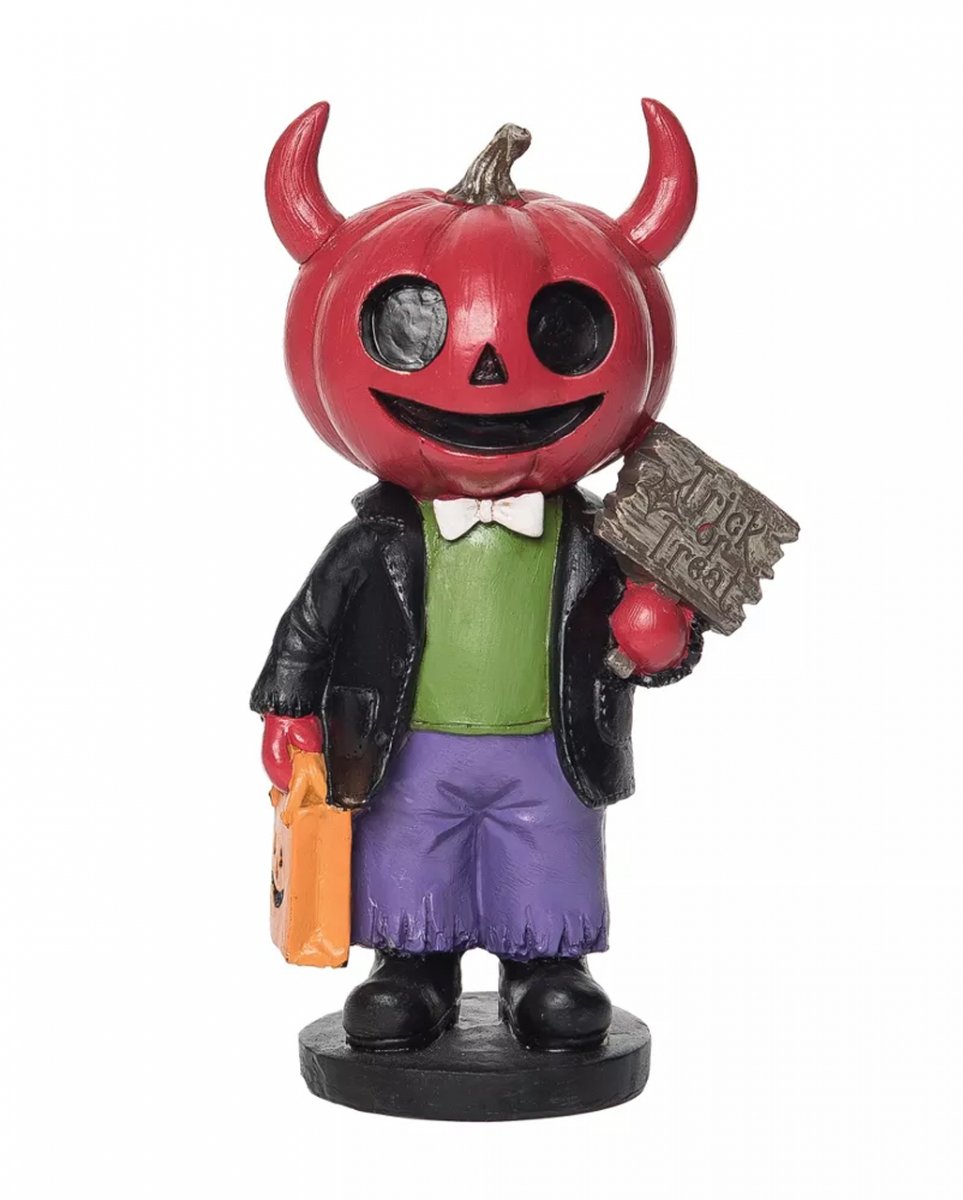 Kürbis Teufel Dekofigur 22cm