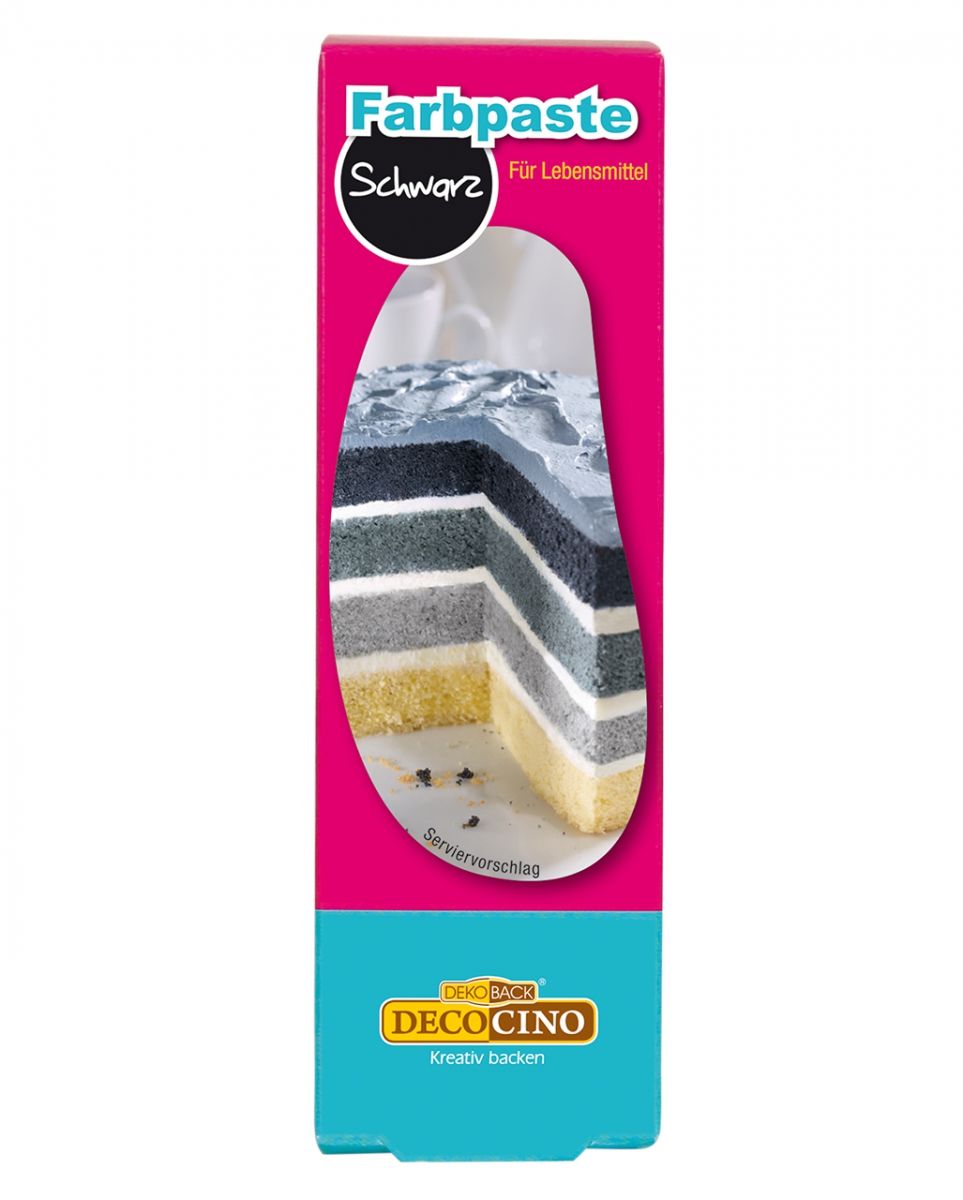 Farbpaste für Lebensmittel schwarz