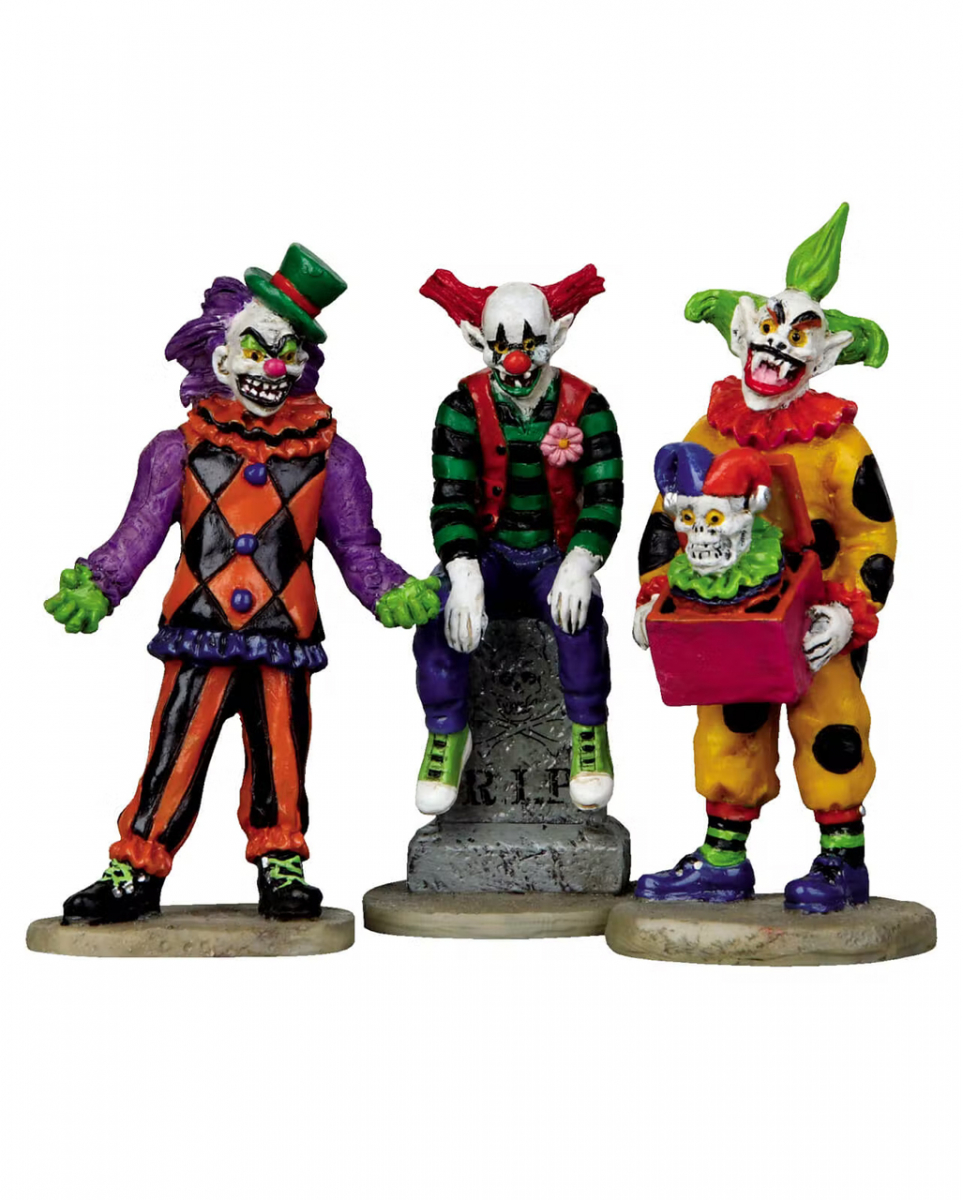 Lemax Spooky Town - Evil Sinister Clowns 3er Set