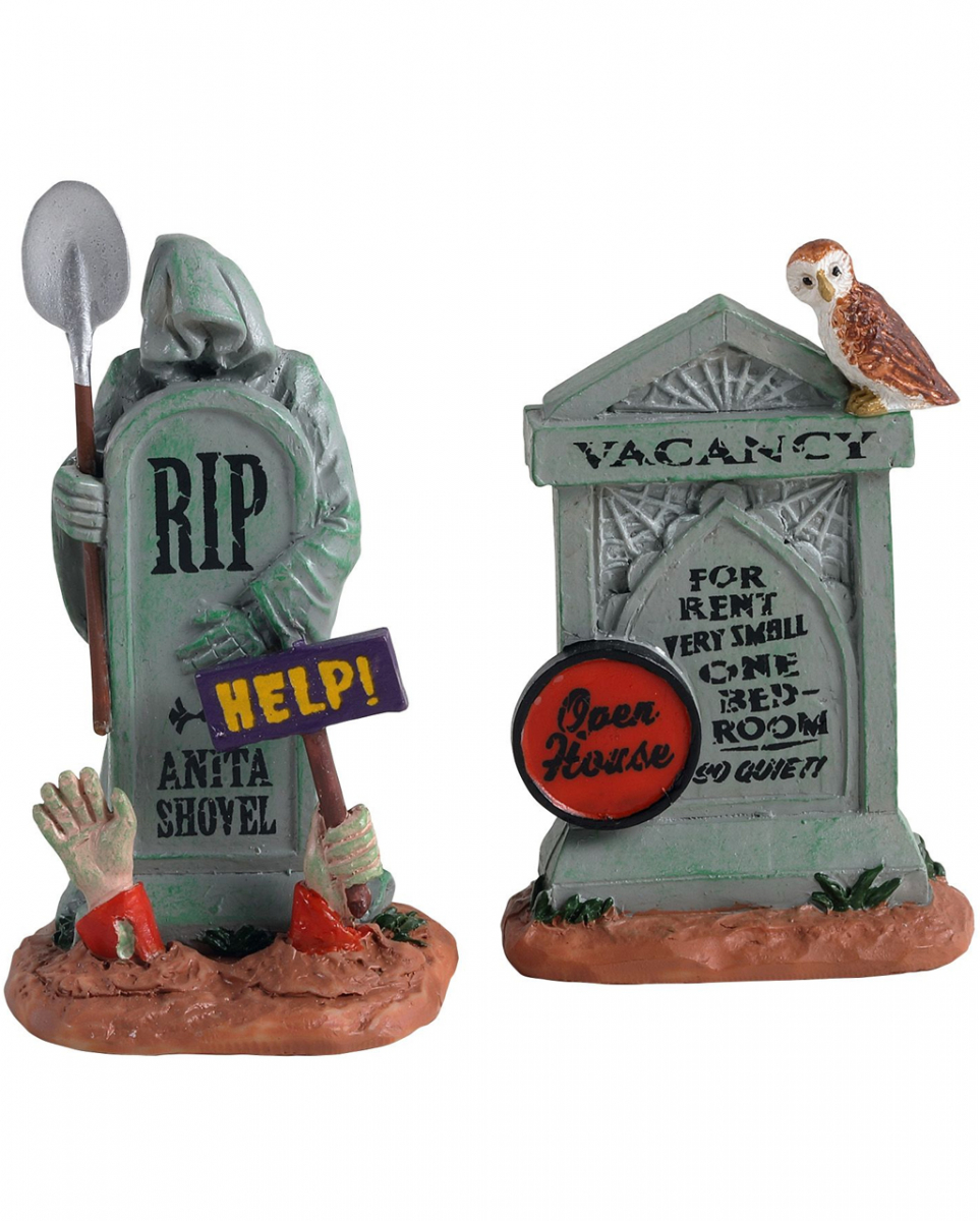 Lemax Spooky Town - Tombstone 2er Set